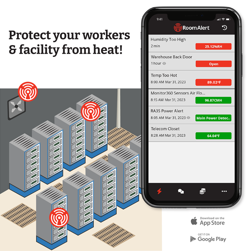 Data Center Heat Monitoring